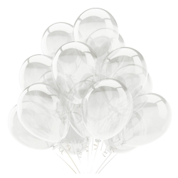 Przezroczyste balony transparentne -100 szt.